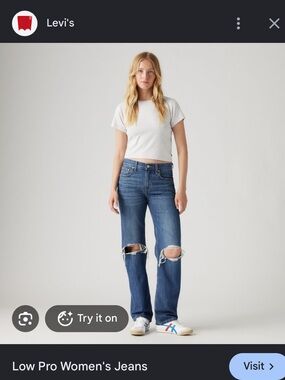 Levi Low Pro Straight Jeans